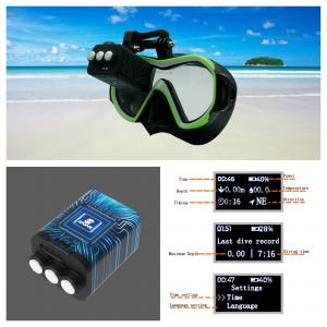 Quality HD Tempered Glass Dive Mask Scuba HUD Computer With Screen Display for sale