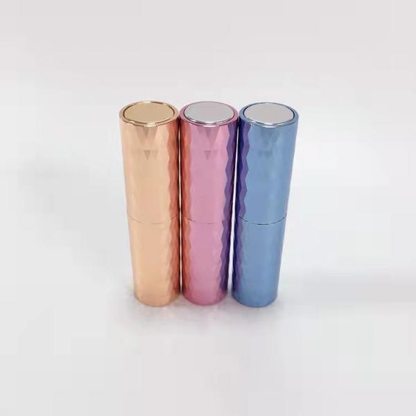 Buy 8ML Aluminum Cover Customized Design Luxury Refillable Perfume Spray Glass Bottle at wholesale prices