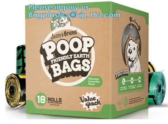 Quality Fabric Dog Waste Poop Bags Holder /  Pet Poop Bag Dispenser With Carabiner Clip for sale