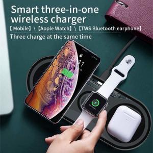 Quality Multifunctional Fast 15W Smart Watch Wireless Chargers Type C Input for sale