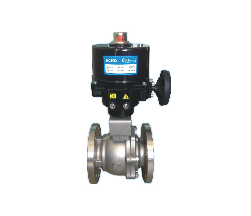 Quality Angular Travel Electric Ball Valve  ,Control Style On Off Or Modulating Motor Actuated Ball Valve for sale