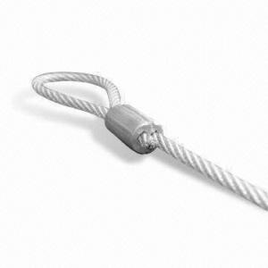 Quality Carbon/Stainless Steel Wire Rope Sling, Available in Various Sizes for sale