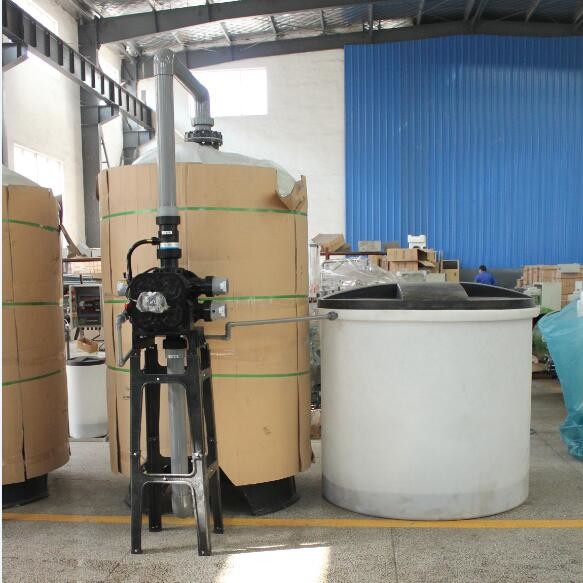 Buy 30TPH Industrial Water Treatment Softener With Salt Tank at wholesale prices