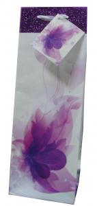 Quality Wholesale Fashion Recycled Gift Paper Wine Bag for sale