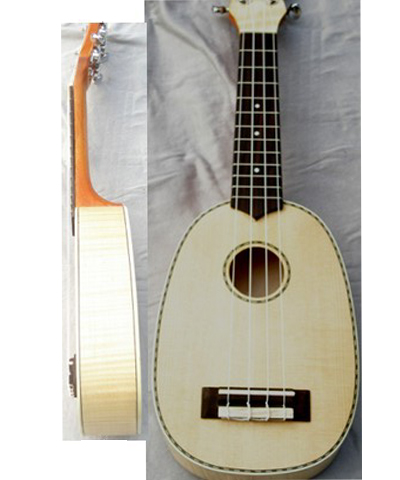 Quality 21&quot;  concert Ukulele Spruce solidwood hawaii guitar high quality AGUL24 for sale