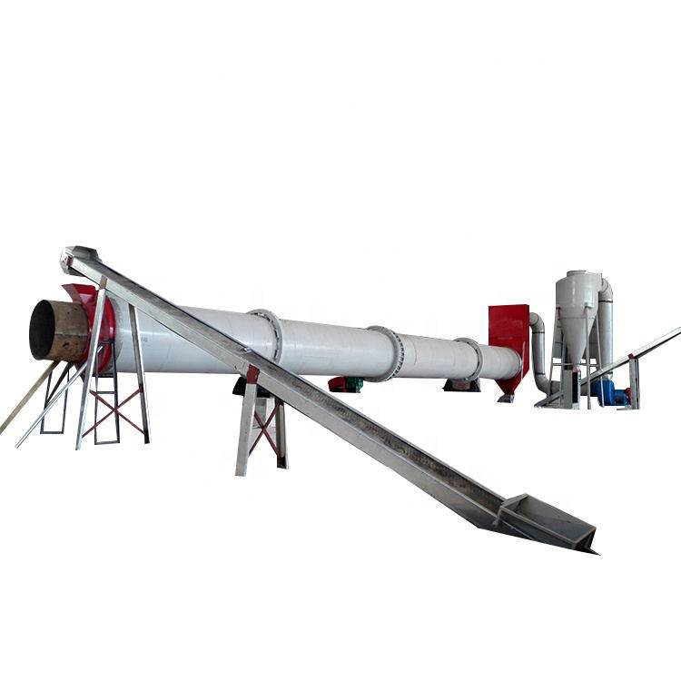 Quality 12M Length Industrial Rotary Dryer For Wood Chips Mineral Powder for sale