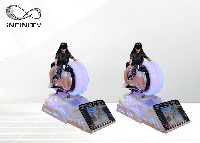 Quality 9D VR Racing Game Motorcycle Driving Simulator For Theme Park for sale