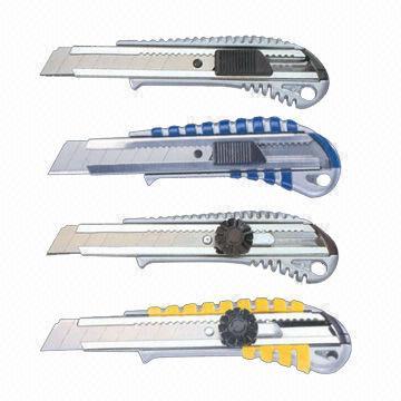 Quality 9 to 18mm Utility Alloy Metal Cutter Safety Knives for Meeting Gift, Promotional, Box Open Cutter  for sale