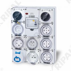 Quality PC Waterproof Combination Switched Sockets 1 2 3 4 6 9 12 Ways for sale