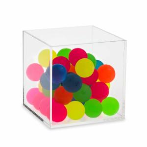 Quality UV Resistance Clear Acrylic Storage Box 3mm Thickness 1L-3L Capacity for sale