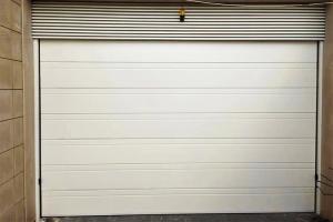 Quality Exterior Interior Insulated Roll up Industrial Security Doors Grey White Panel for sale