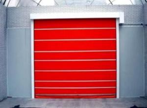 Quality Industrial Stacking Rapid Roller Doors High Speed Automatic Pvc Fabric for sale