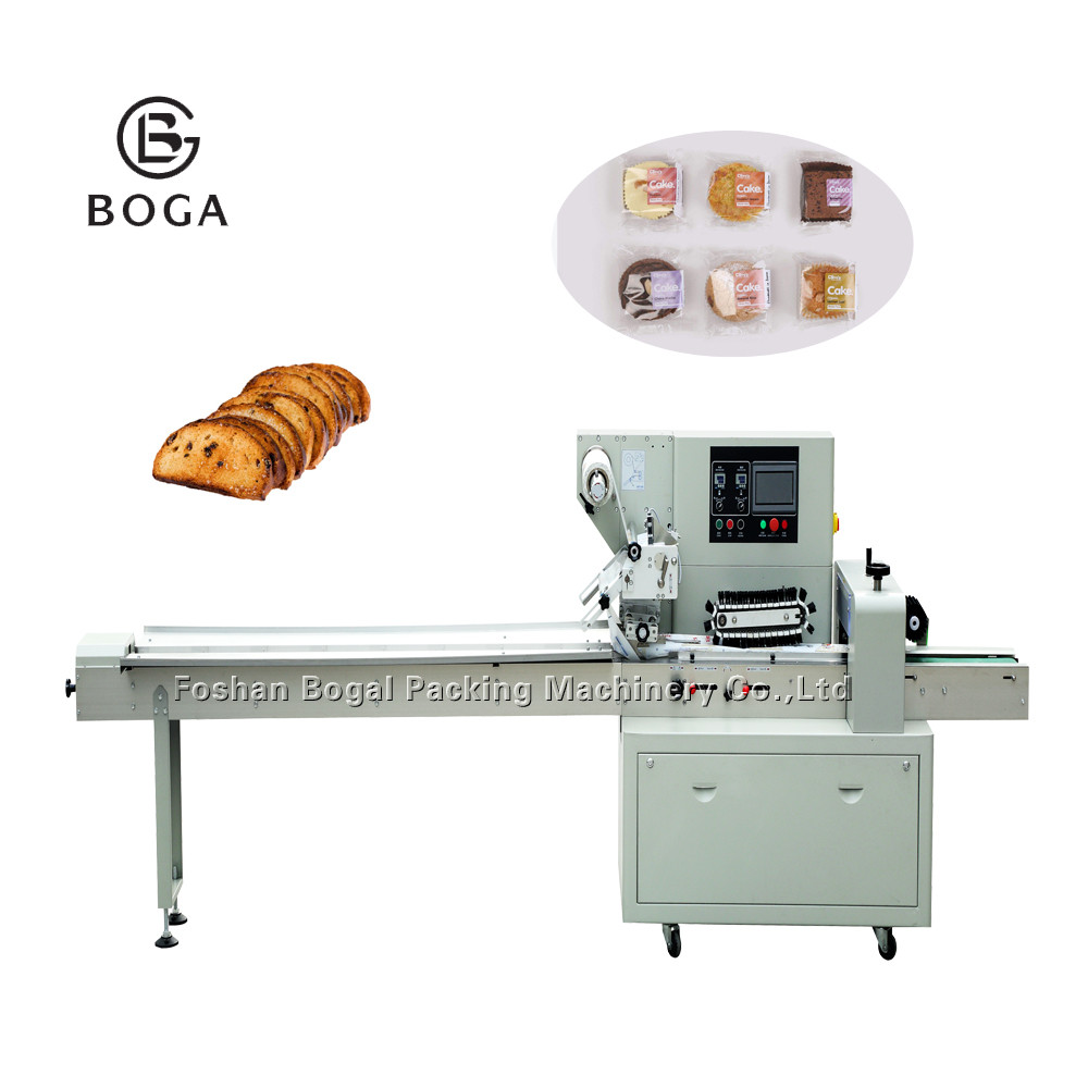 Quality Rotary Pillow Bakery Packaging Equipment Rusk Toast Bread Packaging CE ISO for sale