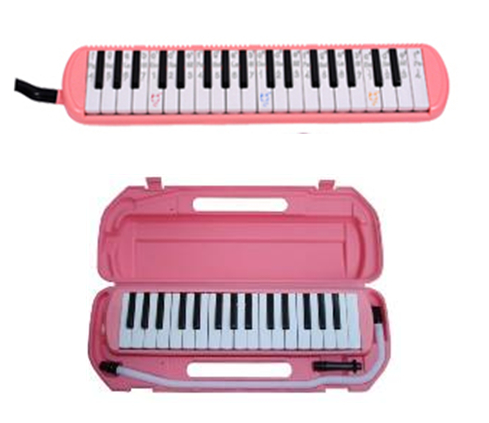 Quality ABS Plastic Shell Copper board 37 key Melodica kids toy with plastic box-AGME37A-2 for sale