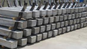 Quality Al-Zn-In Alloy Anodes For Pilling / Piers / Offshore Platform for sale
