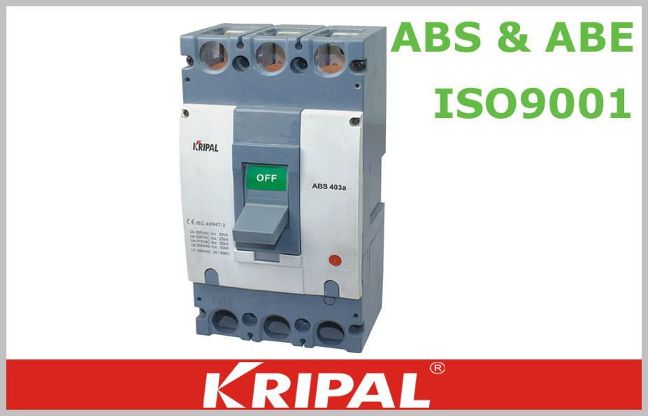 Quality 250/300/350/400A ABS  Overload Protection Molded Case Circuit Breaker 3 Pole MCCB ABS403 for sale