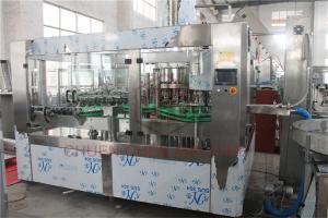 Quality Apple Juice Tea Water Glass Bottle Filling Machine / Production Plant Long Life for sale