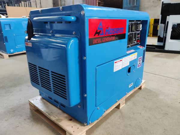 Portable Generator, Diesel Generator 5kW, Silent Generator for House, 186 Motor, ATS , Air-cooled