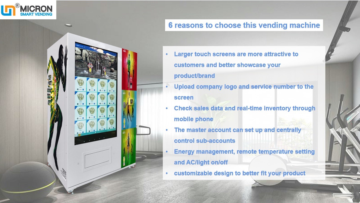 Quality Coin Operated 24 Hours Self Service Smart Vending Machine With Nayax Card Reader for sale
