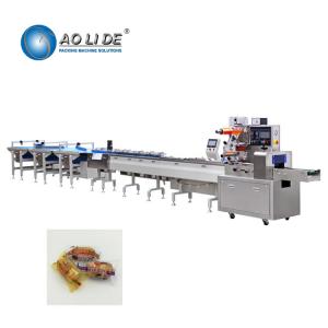 Quality 220V 380V Food Packaging Line Automatic Eccles Cake Packet Pack 3770*670*1450mm for sale