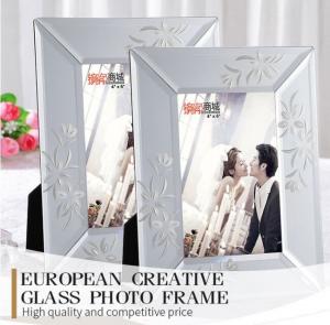 Quality Elegant Rectangular Bulk Glass Mirror Photo Frame Perfect For Any Occasion for sale