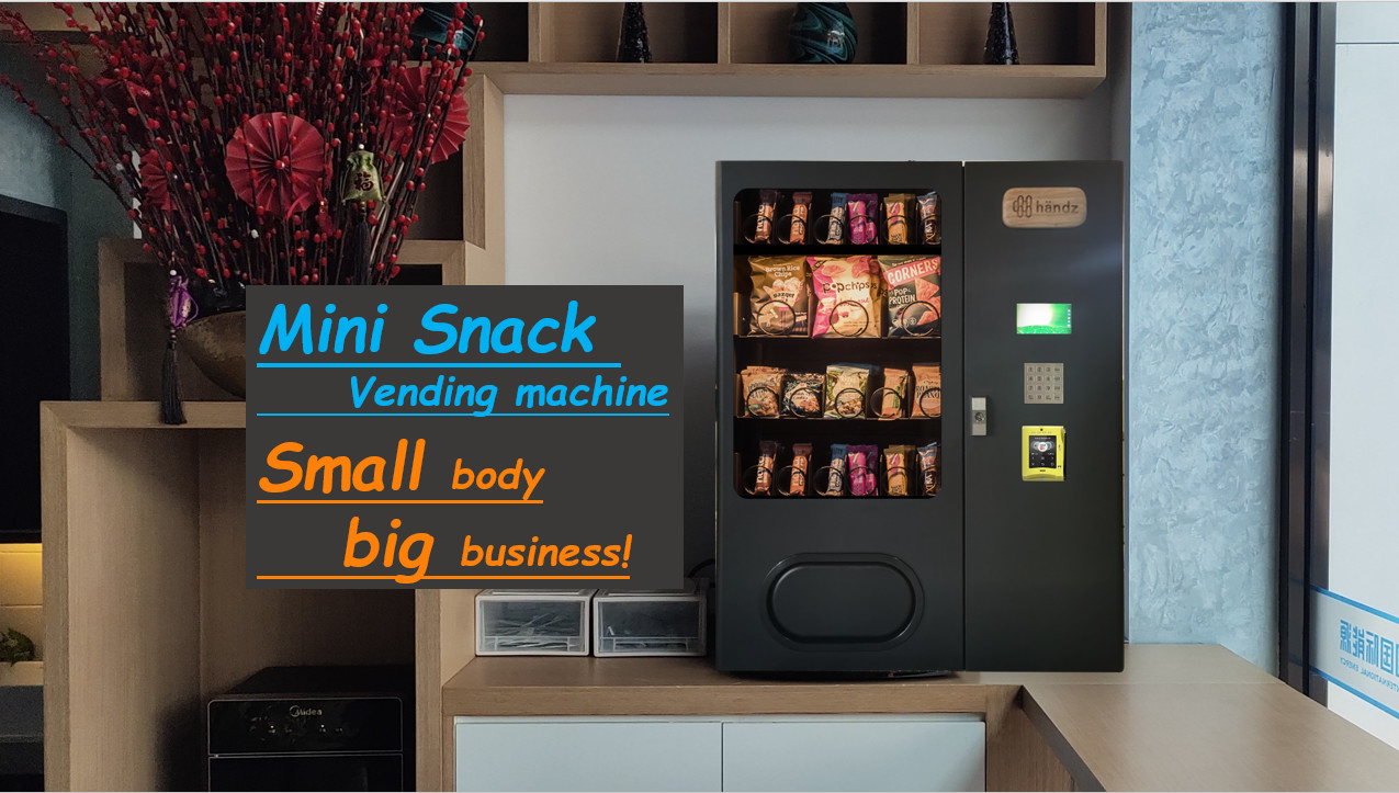 Quality Meter Mini Vending Machine For Mobile Accessories Black Color Small Snack Vending Machine for sale