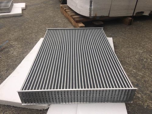 Quality Aluminum tube fin air to air Heat Exchanger Core for heavy duty charge air coolers for sale