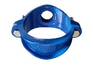 Quality 1.6mpa BSP NPT Cast Iron Pipe Fittings Saddle Clamp for sale
