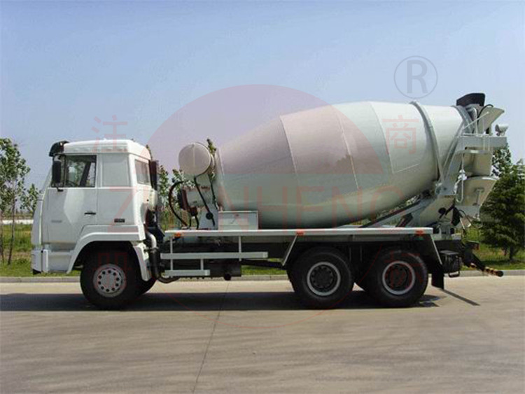Quality Air Pressure Ready Mix Cement Truck 10-12CBM , Water Supply Mobile Concrete Batch Truck for sale