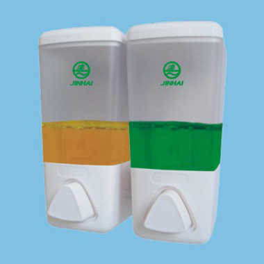 Quality 2x350ml Plastic Manual Soap Dispenser for sale