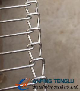 Quality Stainless Steel Wire Ladder Belt, Single Loop End Belt Type, for Food Processing for sale