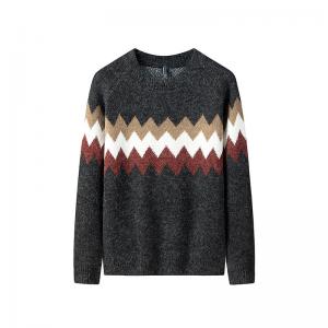 Quality knitted Men'S Sweaters Smart Casual Jumpers Regular Sleeve Style Odorless for sale