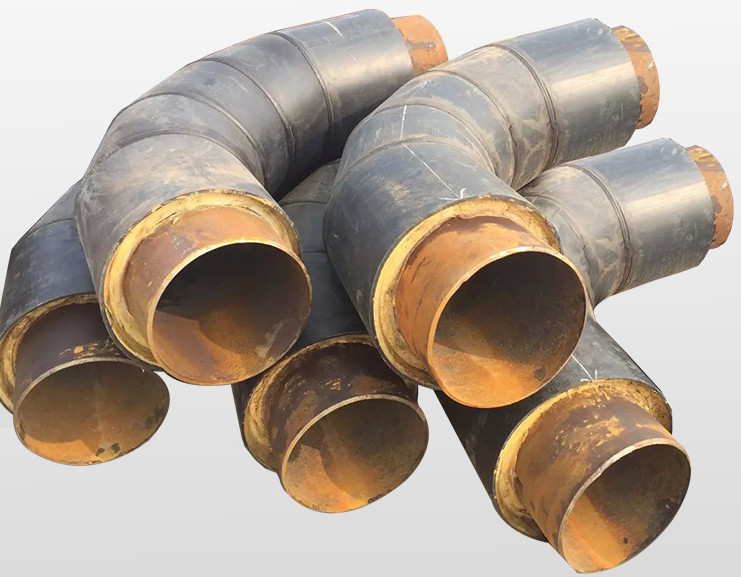 Quality Polyurethane Foam 5mm Lined Pipe Fittings Carbon Steel Thermal Insulation High Strength for sale