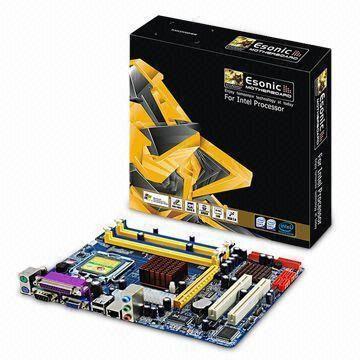 Quality Motherboard G41CBL, DDR2 and DDR3, with Six Mounting Holes for sale