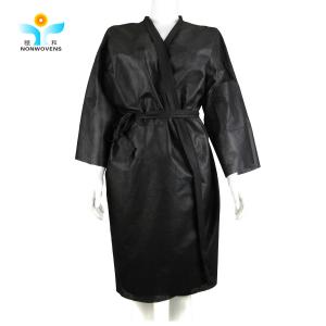 Quality 78g Pp Disposable Kimono Robes 130cm Length For Beauty Salon for sale