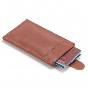 Quality OPP Pack BM Personalised Leather Accessories 10.5x7x0.5cm Leather Card Holder Wallet for sale