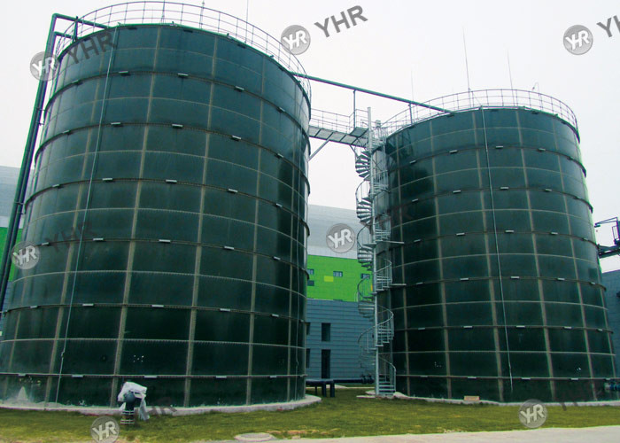 Quality Customized Glass Lined Water Storage Tanks ANSI AWWA D103-09 Design Standard for sale