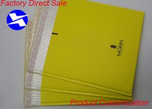 Quality Yellow Polyethylene Shipping Bags , 9.5"X14" Inches Custom Bubble Mailers for sale
