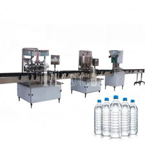 Quality 2000BPH Automatic 2L Pure Water Bottling Machine , Bottle Rinser Filler Capper for sale