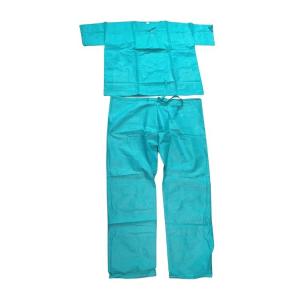 Quality Hospital Long And Short Sleeve Surgical Disposable Scrub Suit Nonwoven Fabric for sale