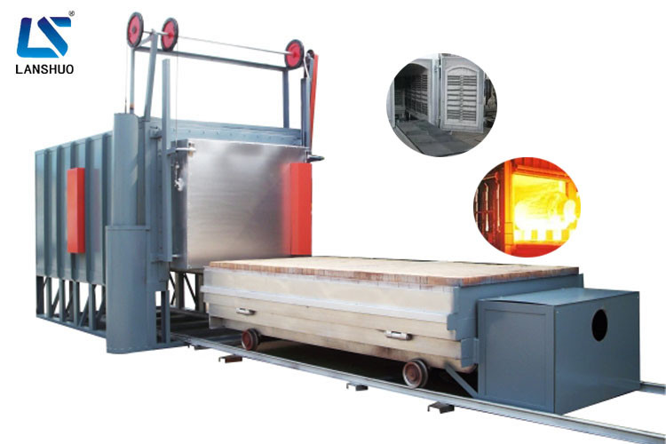 Quality Heat Treatment Trolley Type Furnace For Annealing / Hardening / Tempering for sale