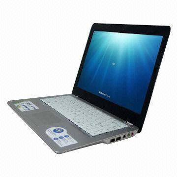 Quality Laptop with Atom N455 CPU, Built-in Touch Panel and Supports USB Port Mouse for sale