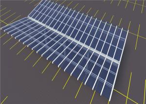 Quality Galvanized Residential Solar Carport Structures , On Off Grid Solar Power Parking Lot for sale