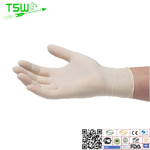 Quality Textured Disposable Latex Exam Gloves FDA CE ISO13485 Approved for sale