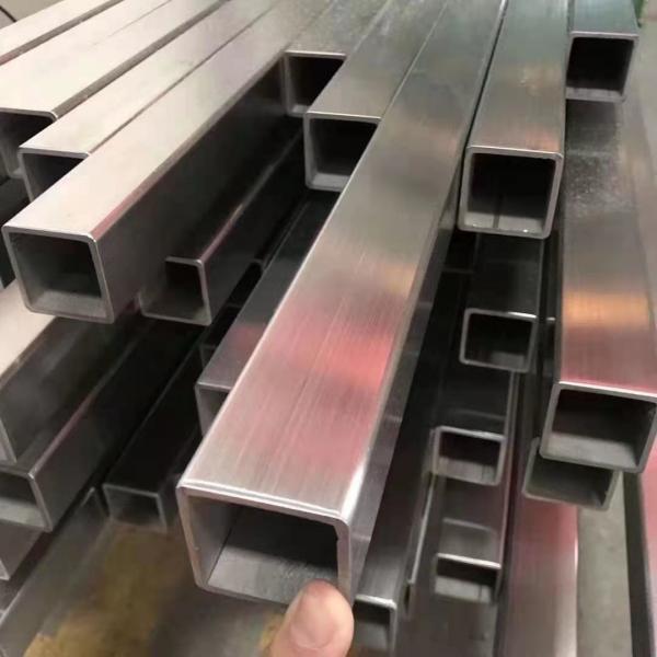 Buy 304 316L Stainless Seamless Steel Tubes Pipe Hollow Square For Engineering at wholesale prices
