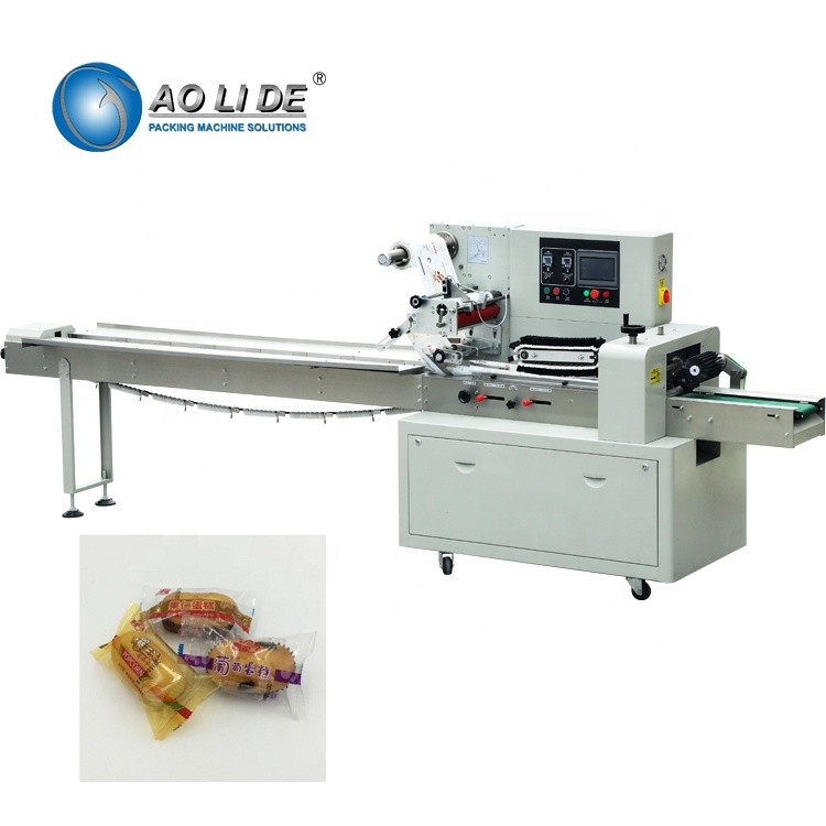 Quality Horizontal Cookie Packaging Machine / Biscuit Packing Machine 220V 50 60Hz for sale
