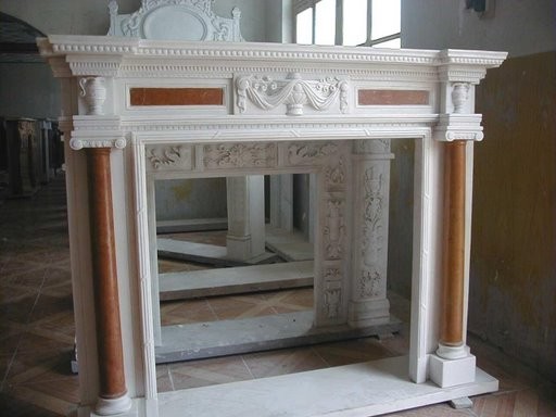 Quality marble fireplace mantel for home decoration for sale