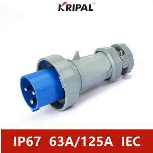 Quality IP67 220V 3P Dustproof Industrial Plug Universal CEE/IEC Standard for sale
