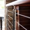 Buy cheap Project Use Stainless Steel Porch Railing Exterior Stairs Grill Railing Design from wholesalers