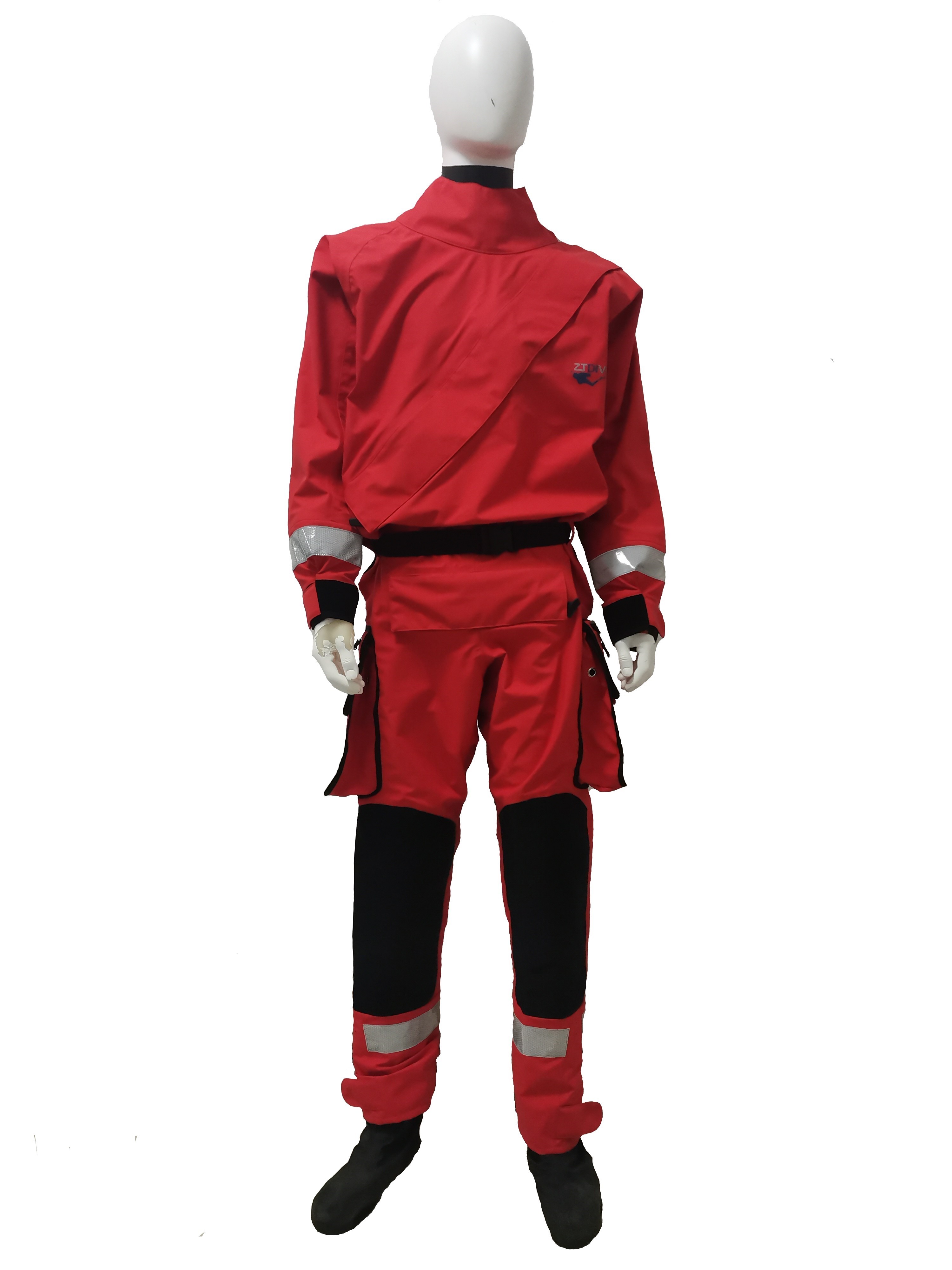 Quality ZTDIVE Three Lays Water Rescue Dry Suit Wear Resistant With Waterproof Zipper for sale